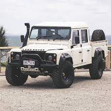 The Defender Of Australia Defender130 Aus Follow Us Dailyoverland Landrover Land Rover Land Rover Defender Pickup Land Rover Defender 130