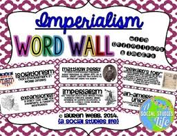 Imperialism Word Wall Word Wall Words Vocabulary Words