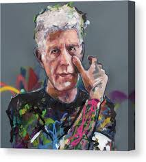 Anthony Bourdain Canvas Prints for Sale