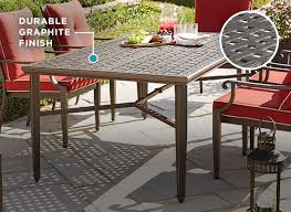 These sets are rustproof making them the ideal choice for our canadian weather. Canvas Coventry Hills Dining Collection Patio Furniture Outdoor Dining Canadian Tire