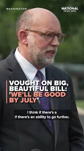 Trump’s budget officer, Russell Vought, is optimistic about the big,  beautiful bill and says it will make it through Congress and “be good” by  July., https://bit.ly/3FvSs61, #russellvought ...
