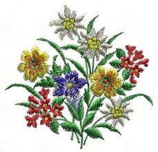 These free machine embroidery designs, patterns, and applique pes files are available for instant download online. Flower Bouquet Free Embroidery Pattern