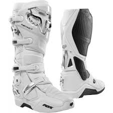 Fox Racing 2019 Instinct Boots White Silver