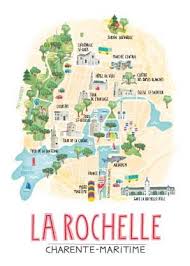 Places i've been carte la rochelle : Carte Postale La Rochelle Carte Postale Cartes Illustrees Carte
