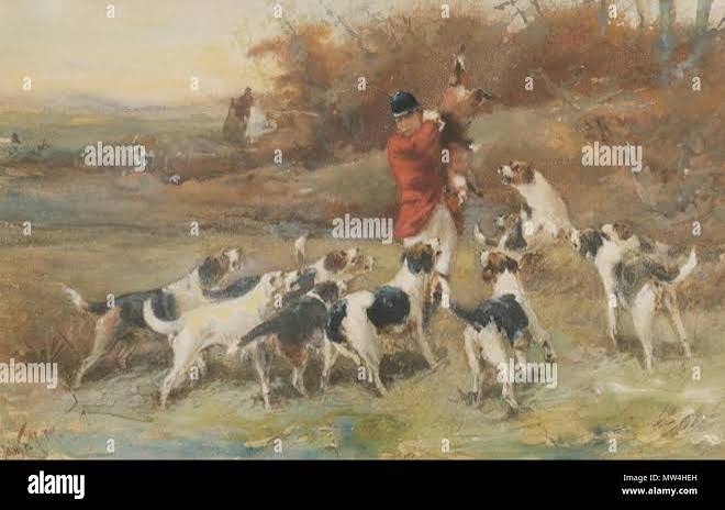Fox hunt 19th century hi-res stock photography and images - Alamy