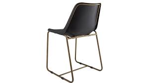 Roadhouse Black Leather Chair Cb2 Black Leather Chair Leather Chair Black Leather Dining Chairs