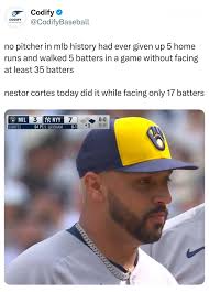 Nestor Cortes made history today 😂