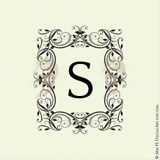 Floral Frame Png Wreath Monogram Clipart Vintage Style Great Etsy Line Artwork Clip Art Vintage Clip Art