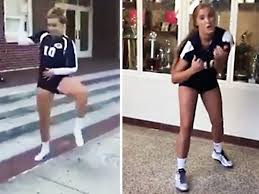 Hannah talliere is an american instagram sensation who rose to fame after uploading her dancing video in the song juju on that beat. Volleyball Star Astounds The Internet With Incredible Moves Daily Star