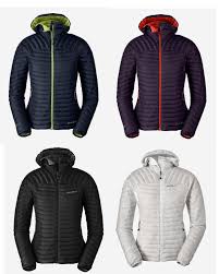 Eddie Bauer Womens First Ascent Microtherm Stormdown Hooded Winter Jacket Winter Jackets Jackets Women