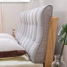 Yzjj Bedside Cushion Soft Bag Filled Headboard Sponge Upholstery Bedside Backrest Support Reading Pillow Cushion Ho Support Pillows Bed Simple Bedroom Design