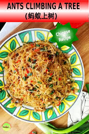 Ants Climbing A Tree Recipe Food Recipes Food Easy Asian Recipes