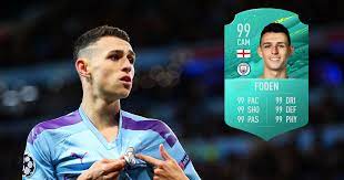 All other values will be overwritten. Man City Wonderkid Phil Foden S Amazing Fifa 20 Ultimate Team Revealed Manchester Evening News