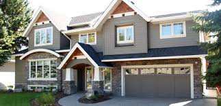 Our lot line is about 112 feet long. Dark Gray House With Faux Rock And Brown Accents White Trim