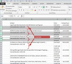 Diese funktion stellt sicher, dass die zellen die richtigen zahlen anzeigen, selbst wenn zeilen hinzugefügt oder gelöscht werden. Excel Alle Leere Zeilen Und Unnotige Zeilen Aus Eine Liste Loschen Codedocu De Office 365