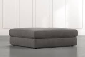 Prestige Dark Grey Oversized Ottoman In 2020 Oversized Ottoman Blue Ottoman Blue Ottoman Coffee Table