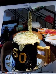 Beer Can Pouring Gravity Cake
