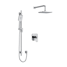 Shower rail bar set modern 3 sprays head + hose holder adjustable slider chrome. Plumbing Faucets Residential Hand Showers Kits Robinson Supply