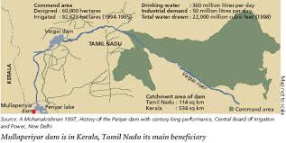 Kerala topographic map, elevation, relief. Tamil Nadu And Kerala Slug It Out Over Mullaperiyar Dam