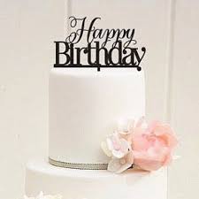 Elegant Happy Birthday Pictures For Women Happy Birthday Cake Topper Decoration For Party Cake Or Flower Bouquet Happy Birthday Cake Topper Birthday Cake Toppers Birthday Cake Ideas For Adults Women