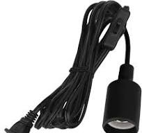 Zevnico 15ft Pendant Light Cord Socket, E26 Hanging Lamp ...