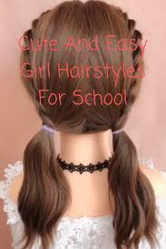 A side part creates style and movement while short layers cut over the ear add the appearance of it is a simple hairstyle for 11 year old boy that will provide a sense of satisfaction to both you and your little lad. Cute And Easy Girl Hairstyles For School Girls Hairstyles Easy Kids Hairstyles Girls Easy Little Girl Hairstyles