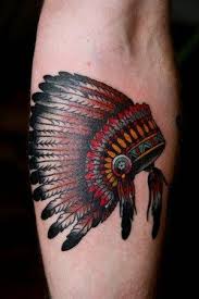Traditional Tattoo Headdress Headdress Tattoo Indian Headdress Tattoo Indian Tattoo