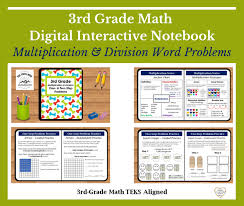 A great list of math word problems for 3rd graders. 3rd Grade Math Multiplication Division Word Problems Digital Notebook Preview Hype Math