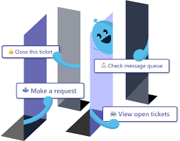 Short demo of instant chime for ms teams employee using as new channel to the service desk. Roby For Microsoft Teams