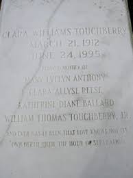 Were driving down route 61 outside of memphis, tenn. Clara Williams Touchberry 1912 1995 Find A Grave Memorial