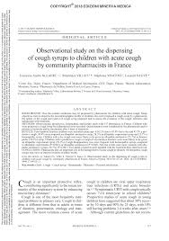 Check spelling or type a new query. Pdf Observational Study On The Dispensing Cough Syrups To Children With Acute Cough By Community Pharmacists In France