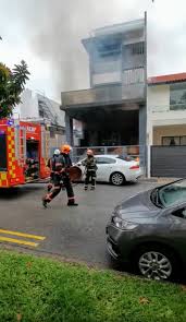 The sealing at floor level is to prevent travel of smoke & fire to the upper floors through the ducts. Two Separate Fires Broke Out At Kovan Residential Unit Second Blaze Was An Electrical Fire Goody Feed