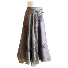 Jupes en jean femme des meilleurs créateurs sur yoox. Superbe Jupe En Soie Armand Ventilo Satin Multicolore Ref 154307 Joli Closet