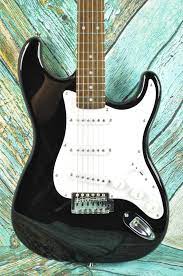 Fender Starcaster Stratocaster Electric Guitar Black Randee S Music