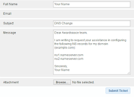 How To Change Name Servers Of A Domain Name Awardspace Com