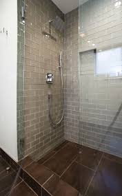 Champagne Glass Subway Tile Brown Tile Bathroom Glass Tile Bathroom Glass Tile Shower