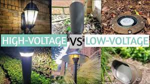 High Voltage Vs Low Voltage Landscape Lighting Youtube