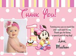 Create your own printable & online birthday thank you notes. Printable Minnie Mouse Thank You Card Minnie Mouse First Birthday Birthday Thank You Cards Minnie Mouse Birthday Decorations