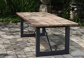 Lakeside outdoor patio accent table with distressed finish. Laguna Timber Outdoor Dining Table Outdoor Dining Table