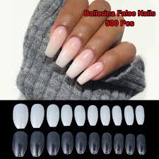Collection by cynthia acres • last updated 12 days ago. 100 500pc 3d Acrylic Artificial False Nails Transparent Natural Coffin Shaped Full Cover Manicure Tips Nail Extensions Diy Tools False Nails Aliexpress