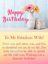 We have a beautiful collection of birthday cards for kids as well that features cupcakes, macaroni, and. Pastel Flowers Happy Birthday Card For Wife Birthday Greeting Cards By Davia
