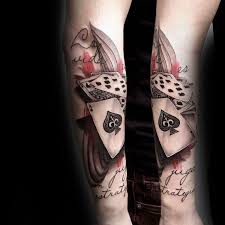 Choose from over +8000 unique designs on mobile app. The Meaning Of Gambling Tattoos Tattoojohnny Com