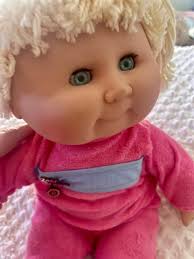 Collectible 17” Zapf creation Vintage Play Thing Blonde Blued German cabbage