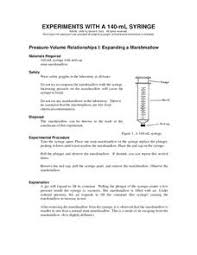 Boyle's law is important because it tells us about the behavior of gasses. Boyle S Law Lesson Plans Worksheets Lesson Planet