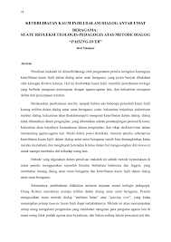 Apakah macam macam kepedulian sosial? Pdf Keterlibatan Kaum Injili Dalam Dialog Antar Umat Beragama Suatu Refleksi Teologis Pedagogis Atas Metode Dialog Passing Over