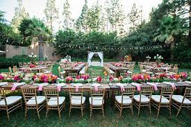 A Beautiful Outdoor Reception At Magic Kingdom Lawn At The Disneyland Hotel Disneyland Wedding Disney World Wedding Disney Wedding