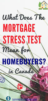 What The Mortgage Stress Test Means For Home Buyers In The 2019 Real Estate Market Stress Tests Mortgage Tips Mortgage