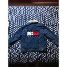 Veste en jean homme 25. Venteux Ecraser Arretez Veste Tommy Hilfiger Bleu Marine Recuperation Graisse Elle Est