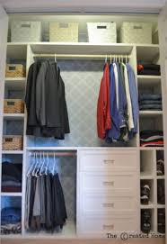 Add railing to hang your clothes and use storage cubes to store shoes and other accessories. How To Build A Custom Closet For A Reach In The Created Home