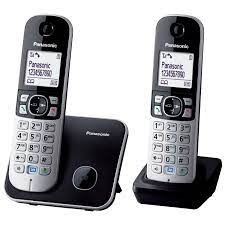 În 2016, era telefoanelor mobile, eu am telefon fix. Telefon Panasonic Dect Kx Tg6812fxb Twin 2 Receptoare Caller Id Negru Argintiu Emag Ro